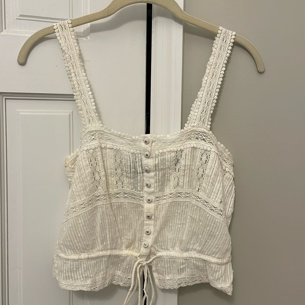 the kooples lace tank top